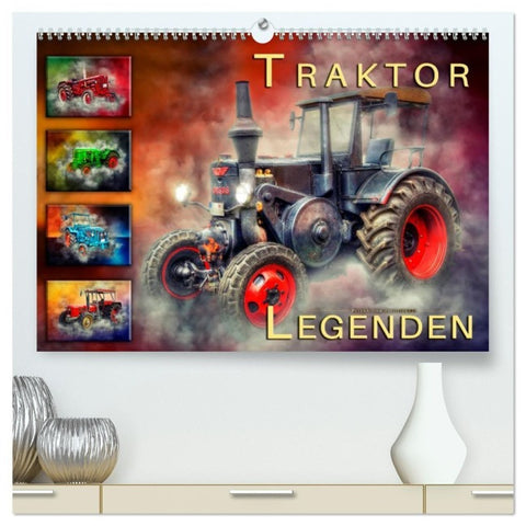 Traktor Legenden (hochwertiger Premium Wandkalender 2027 DIN A2 quer), Kunstdruck in Hochglanz
