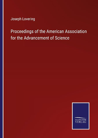 Proceedings of the American Association for the Advancement of Science