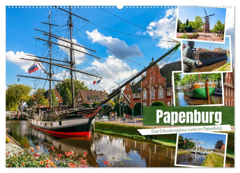 Rund um Papenburg (Wandkalender 2026 DIN A2 quer), CALVENDO Monatskalender
