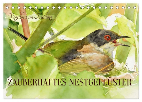 Zauberhaftes Nestgeflüster (Tischkalender 2027 DIN A5 quer), CALVENDO Monatskalender