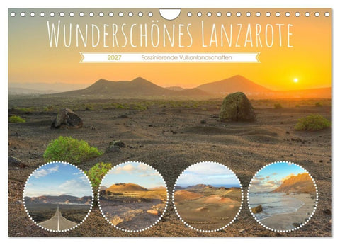 Wunderschönes Lanzarote (Wandkalender 2027 DIN A4 quer), CALVENDO Monatskalender