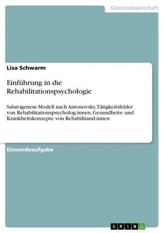 Einführung in die Rehabilitationspsychologie