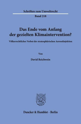 Das Ende vom Anfang der gezielten Klimaintervention?