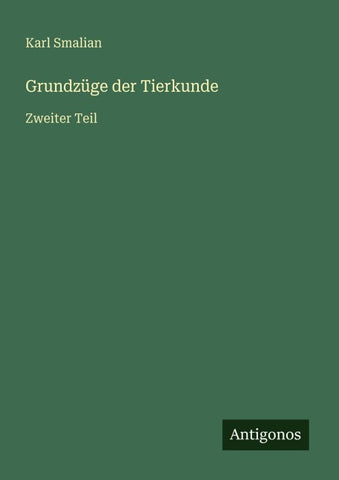 Grundzüge der Tierkunde