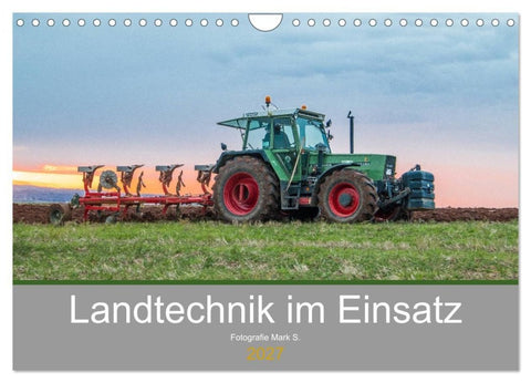 Landtechnik im Einsatz (Wandkalender 2027 DIN A4 quer), CALVENDO Monatskalender