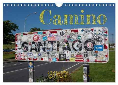 Camino 2027 (Wandkalender 2027 DIN A4 quer), CALVENDO Monatskalender