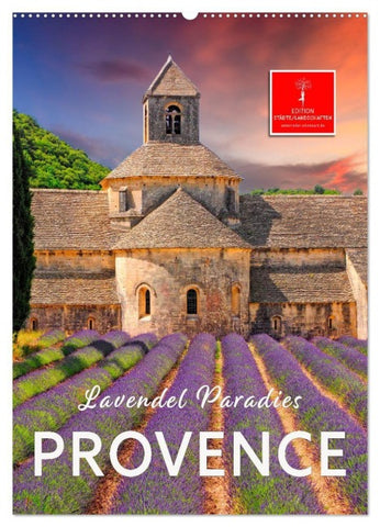 Provence Lavendel Paradies (Wandkalender 2027 DIN A2 hoch), CALVENDO Monatskalender
