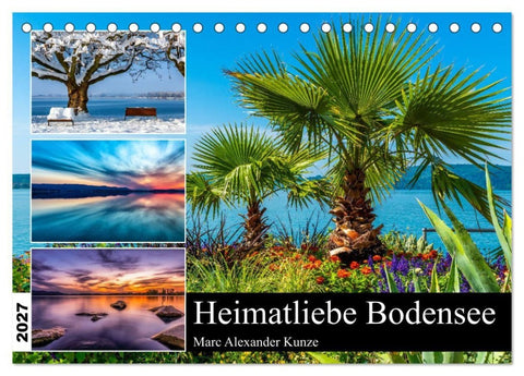 Heimatliebe Bodensee (Tischkalender 2027 DIN A5 quer), CALVENDO Monatskalender