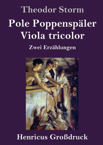 Pole Poppenspäler / Viola tricolor (Großdruck)
