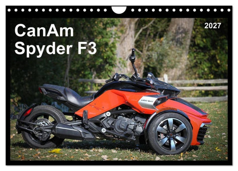 CanAm Spyder F3 (Wandkalender 2027 DIN A4 quer), CALVENDO Monatskalender
