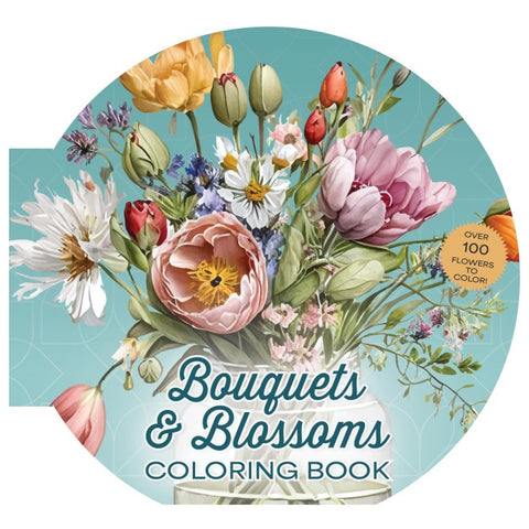 Bouquets & Blossoms Coloring Book