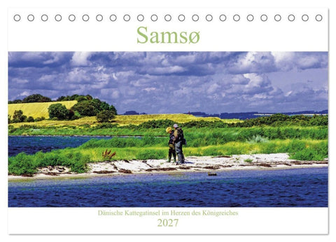 Samsø - Dänische Kattegatinsel im Herzen des Königreiches (Tischkalender 2027 DIN A5 quer), CALVENDO Monatskalender