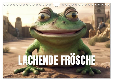 Lachende Frösche (Wandkalender 2027 DIN A4 quer), CALVENDO Monatskalender