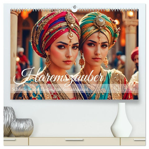 Haremszauber (hochwertiger Premium Wandkalender 2027 DIN A2 quer), Kunstdruck in Hochglanz