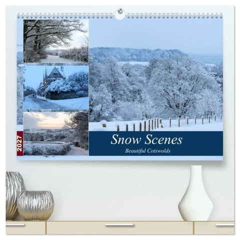 Snow Scenes (High Quality Premium Wall Calendar 2027 DIN A2 landscape),CALVENDO 12 Month Wall Calendar