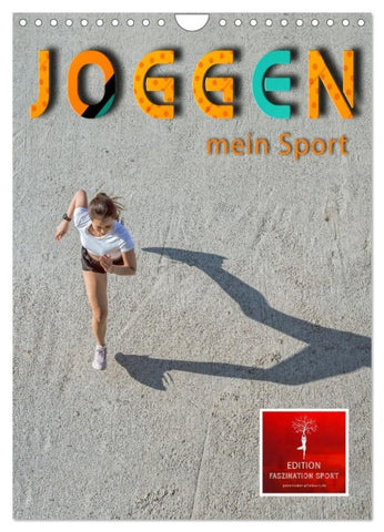 Joggen - mein Sport (Wandkalender 2027 DIN A4 hoch), CALVENDO Monatskalender