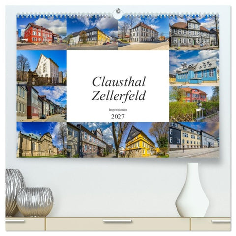 Clausthal Zellerfeld Impressionen (hochwertiger Premium Wandkalender 2027 DIN A2 quer), Kunstdruck in Hochglanz