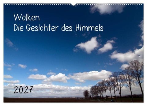 Wolken - Die Gesichter des Himmels (Wandkalender 2027 DIN A2 quer), CALVENDO Monatskalender