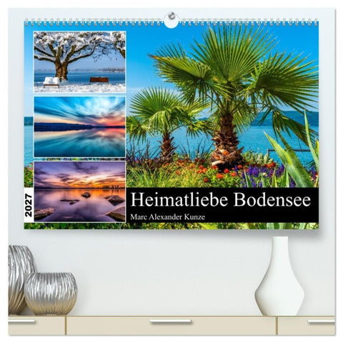 Heimatliebe Bodensee (hochwertiger Premium Wandkalender 2027 DIN A2 quer), Kunstdruck in Hochglanz