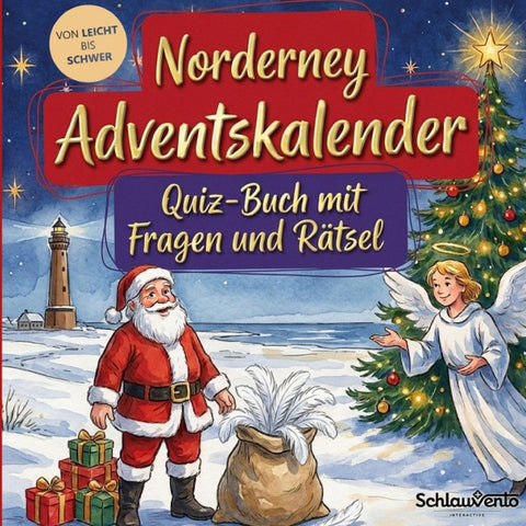 Norderney-Adventskalender: Quiz-Buch mit Fragen und Rätsel