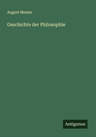 Geschichte der Philosophie