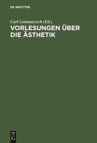 Vorlesungen über die Ästhetik
