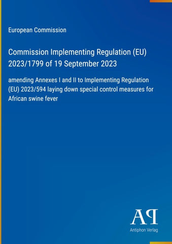 Commission Implementing Regulation (EU) 2023/1799 of 19 September 2023