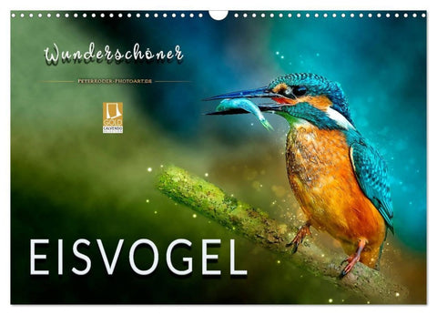 Wunderschöner Eisvogel (Wandkalender 2027 DIN A3 quer), CALVENDO Monatskalender