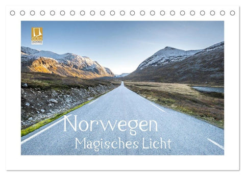 Norwegen Magisches Licht (Tischkalender 2027 DIN A5 quer), CALVENDO Monatskalender