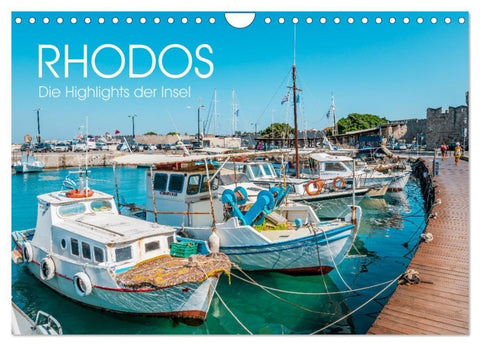 Rhodos - Die Highlights der Insel (Wandkalender 2027 DIN A4 quer), CALVENDO Monatskalender