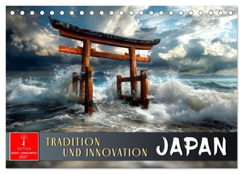 Japan - Tradition und Innovation (Tischkalender 2027 DIN A5 quer), CALVENDO Monatskalender