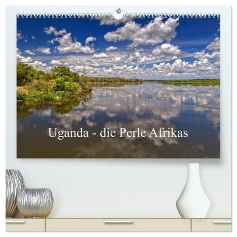 Uganda - die Perle Afrikas (hochwertiger Premium Wandkalender 2027 DIN A2 quer), Kunstdruck in Hochglanz