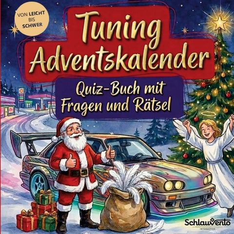 Tuning-Adventskalender: Quiz-Buch mit Fragen und Rätsel