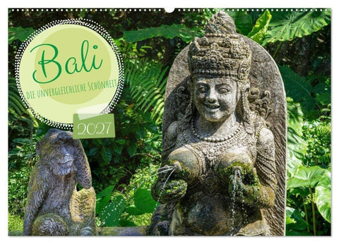 Bali, die unvergleichliche Schönheit (Wandkalender 2027 DIN A2 quer), CALVENDO Monatskalender