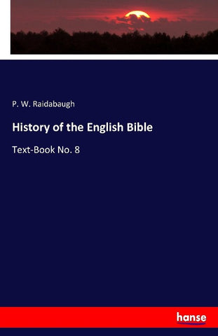 History of the English Bible