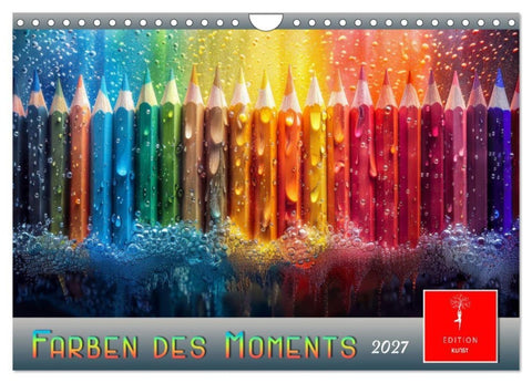 Farben des Moments (Wandkalender 2027 DIN A4 quer), CALVENDO Monatskalender