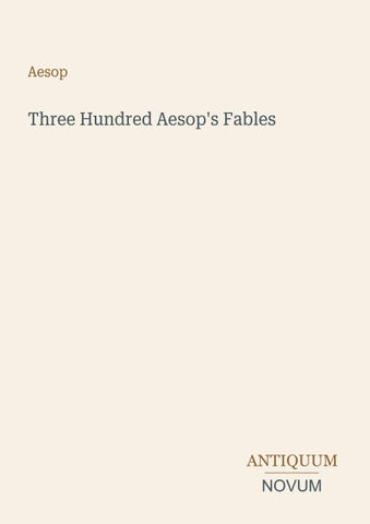 Three Hundred Aesop's Fables