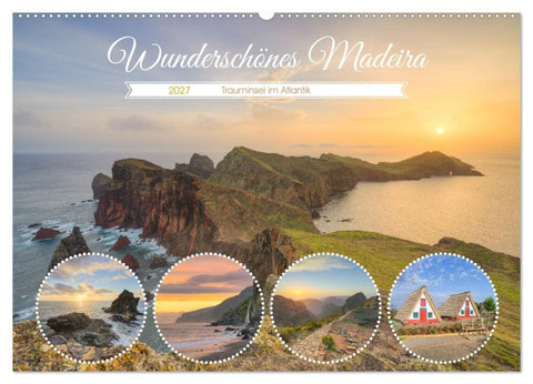 Wunderschönes Madeira (Wandkalender 2027 DIN A2 quer), CALVENDO Monatskalender