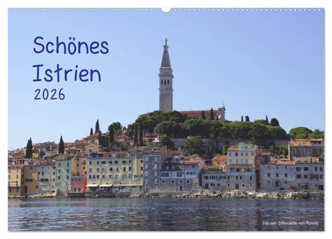 Schönes Istrien 2026 (Wandkalender 2026 DIN A2 quer), CALVENDO Monatskalender