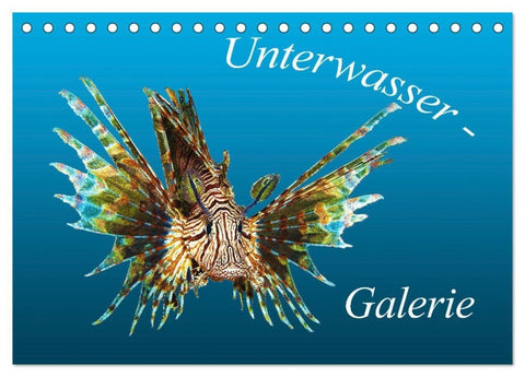 Unterwasser-Galerie (Tischkalender 2027 DIN A5 quer), CALVENDO Monatskalender