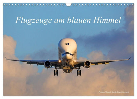 Flugzeuge am blauen Himmel (Wandkalender 2027 DIN A3 quer), CALVENDO Monatskalender