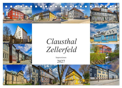 Clausthal Zellerfeld Impressionen (Tischkalender 2027 DIN A5 quer), CALVENDO Monatskalender