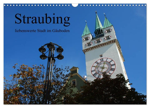 Straubing, liebenswerte Stadt im Gäuboden (Wandkalender 2027 DIN A3 quer), CALVENDO Monatskalender