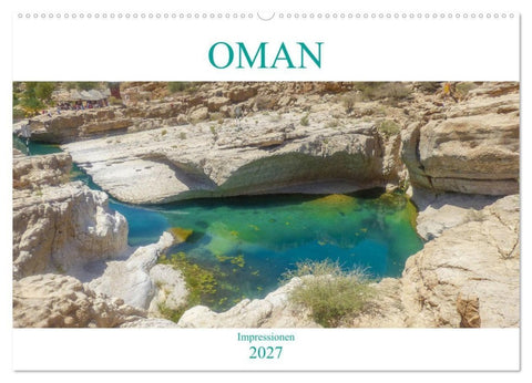 Oman - Impressionen (Wandkalender 2027 DIN A2 quer), CALVENDO Monatskalender