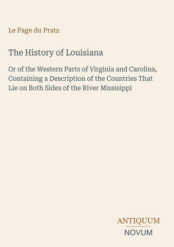 The History of Louisiana