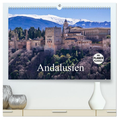 Andalusien (hochwertiger Premium Wandkalender 2026 DIN A2 quer), Kunstdruck in Hochglanz