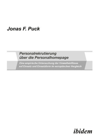 Personalrekrutierung über die Personalhomepage