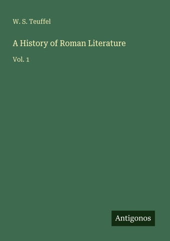 A History of Roman Literature