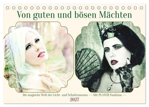 Von guten und bösen Mächten (Tischkalender 2027 DIN A5 quer), CALVENDO Monatskalender