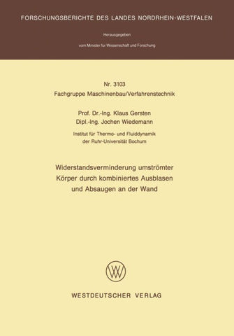 Widerstandsverminderung umströmter Körper durch kombiniertes Ausblasen und Absaugen an der Wand